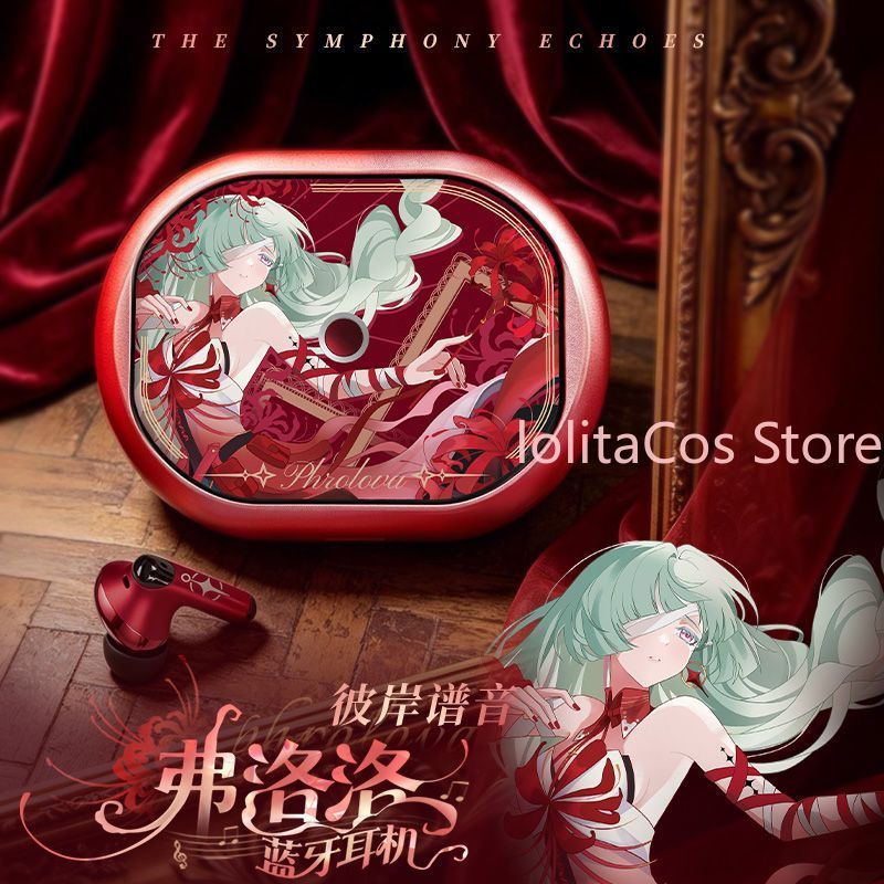Anime Cosplay Event - Wuthering Waves Phrolova Cartoon Earphone Earbuds