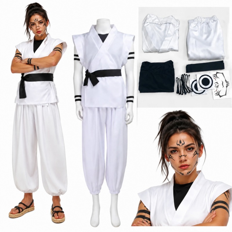 Anime Cosplay Jujutsu - Ryomen Sukuna Cosplay Costume Jujutsu Kaisen