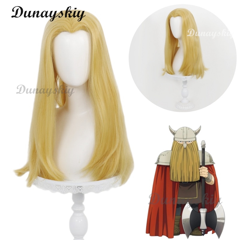 Anime Cosplay Long Hair - Eisen Cosplay Set Long Wig Axe