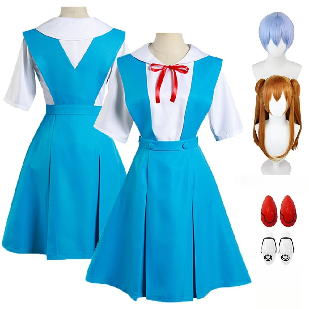 Anime Cosplay Jujutsu - Anime Rei Ayanami Cosplay Costume Asuka