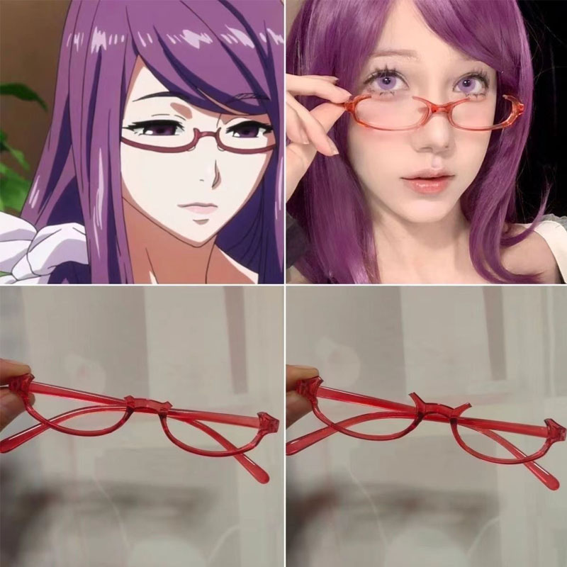 Anime Cosplay Glasses - Anime Tokyo Ghoul Character Kamishiro Rize