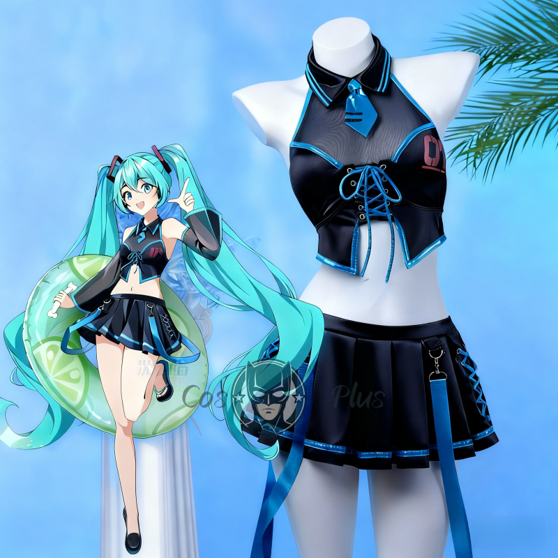 Anime Cosplay Girl - Anime Game Miku Seaxy Suits Cosplay