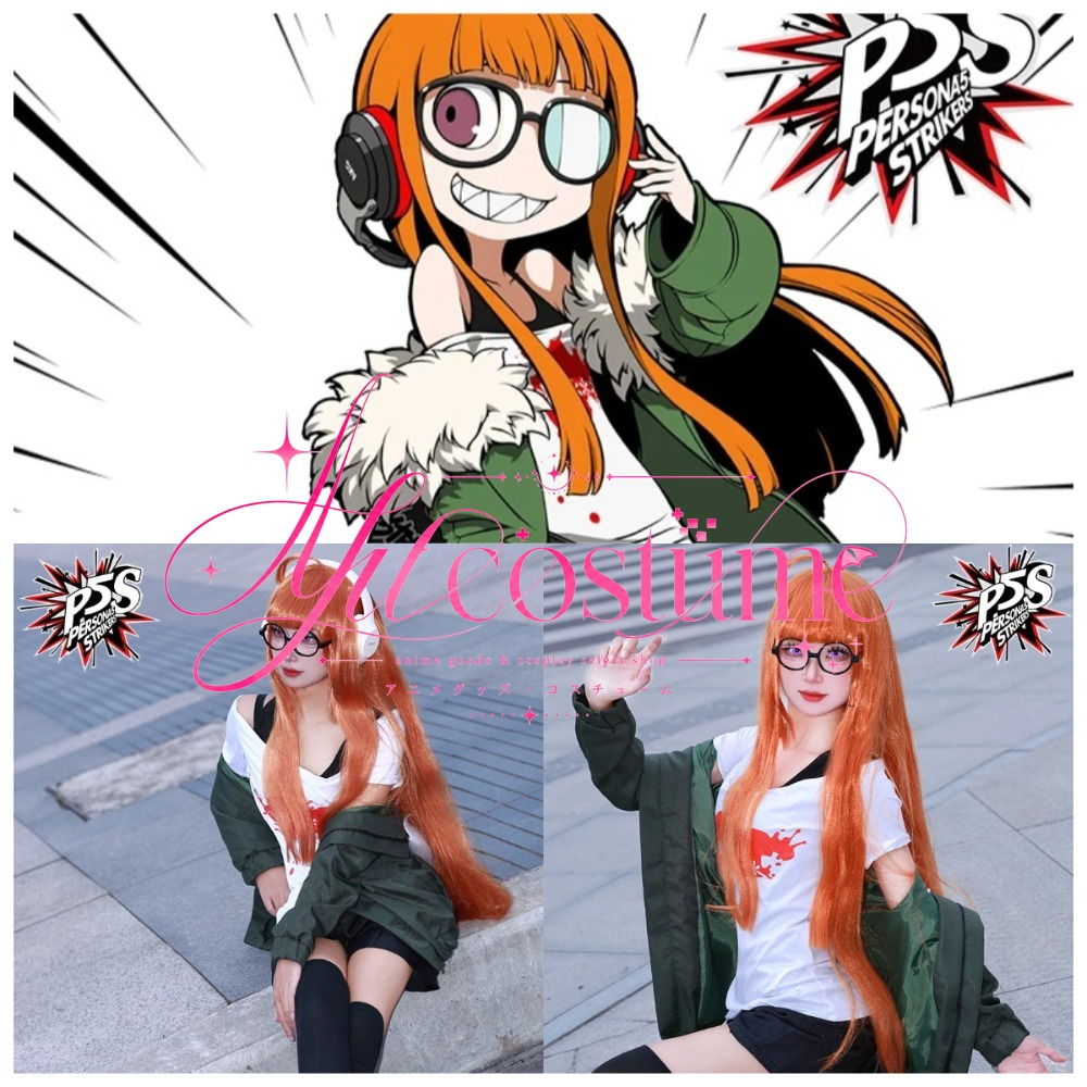 Anime Cosplay Glasses - Futaba Sakura Cosplay Costume Daily Style