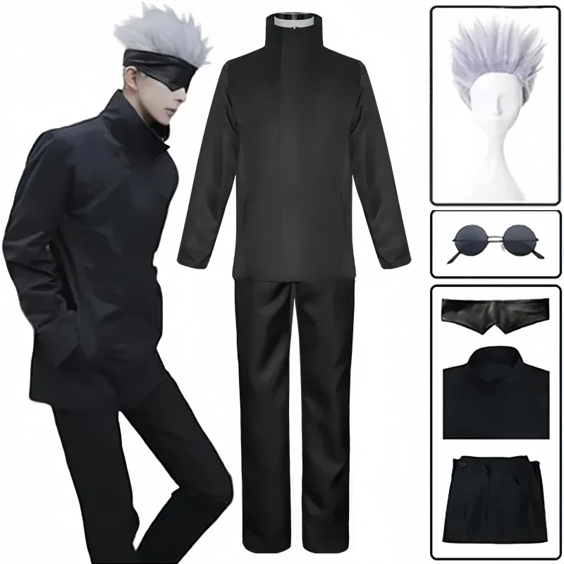 Anime Cosplay Glasses - Anime Jujutsu Satoru Gojo Cosplay Costume