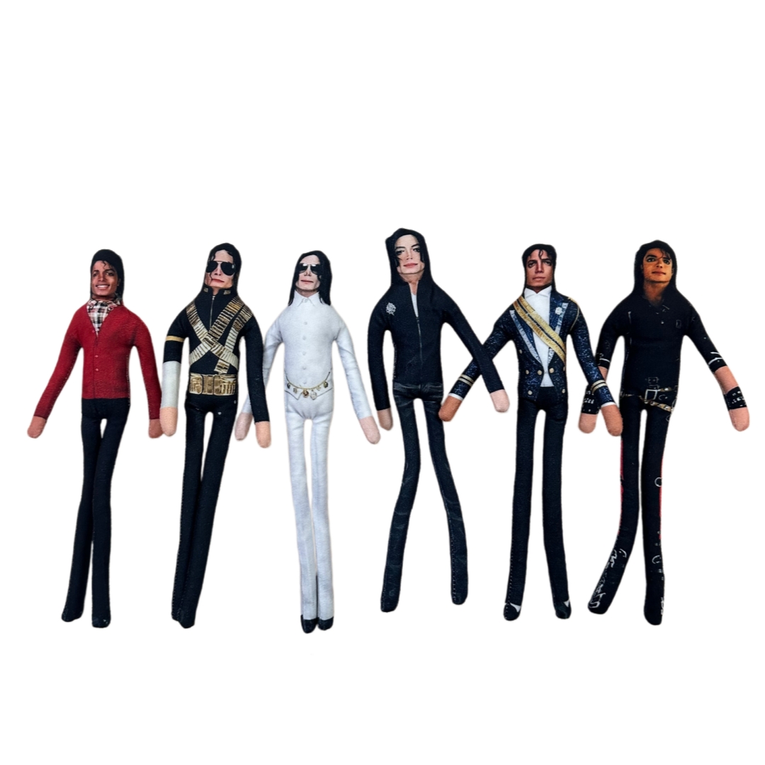 Anime Cosplay Sus - 1-6pcs Michael Jackson Cosplay Prop Doll