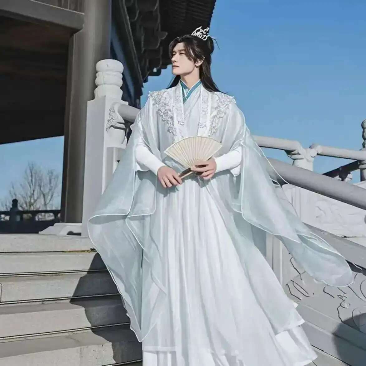 Anime Cosplay In Chinese - Large Size 3XL Hanfu Men Chinese