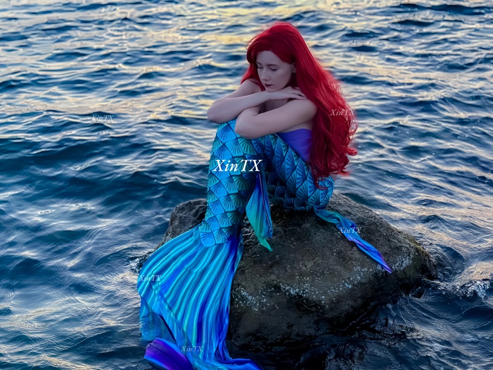HOT!Adult Mermaid Tail Swimsui - Anime Cosplay Girl Photo review and price