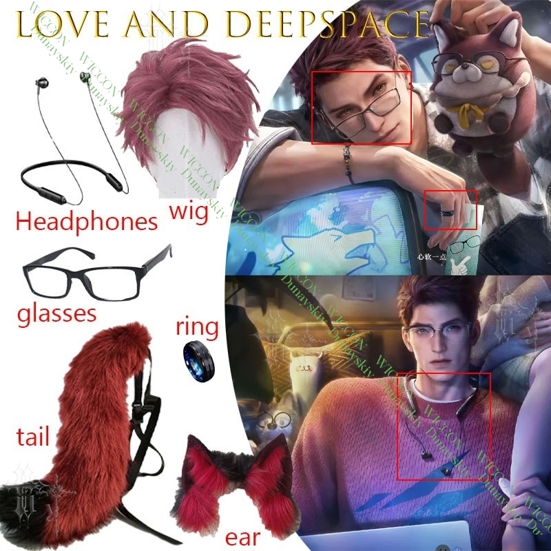 Love And Deepspace Valko Cospl - Anime Cosplay Glasses review and price
