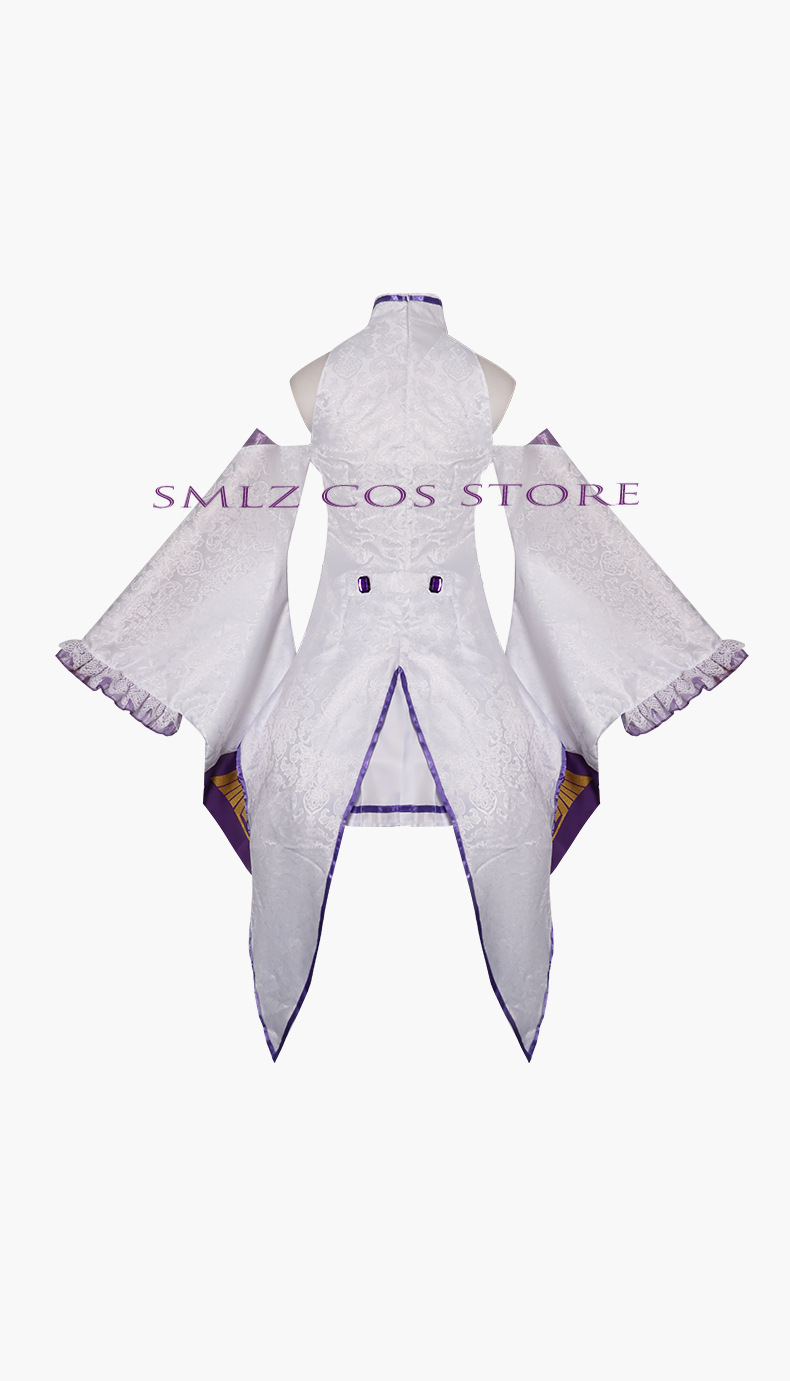 Emilia Cosplay Anime Re Zero K - Anime Cosplay Dresses review and price