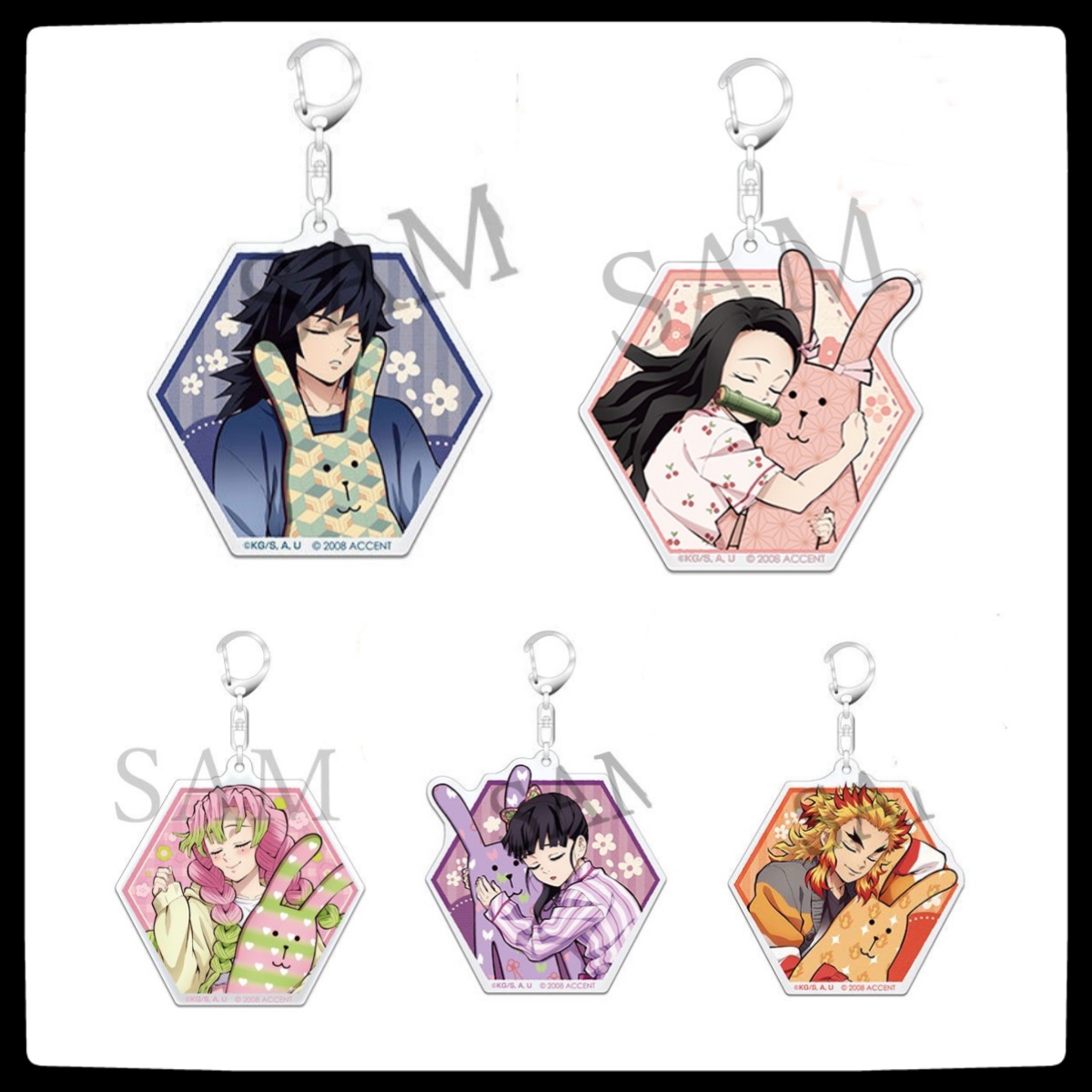 demon slayer acrylic keychain  - Anime Cosplay Tanjiro review and price