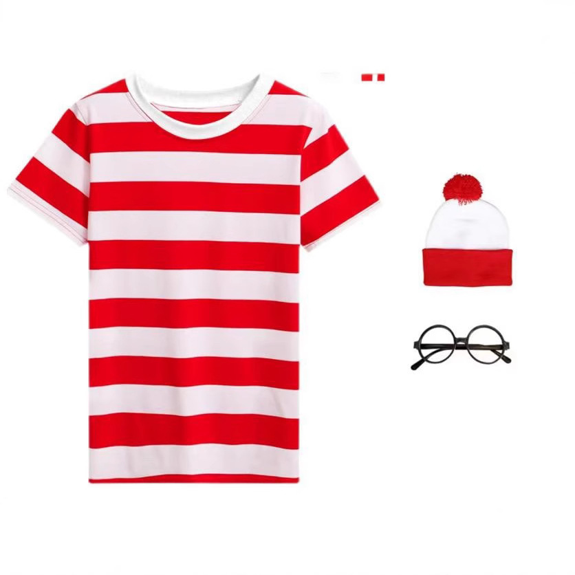 WHH Cartoon Character Waldo Co - Anime Cosplay Glasses review and price