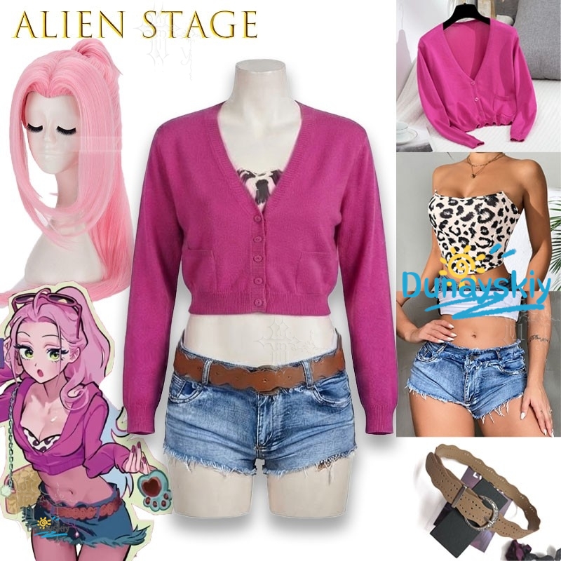 Hot Girl Pink Uniform Complete - Anime Cosplay Girl Photo review and price