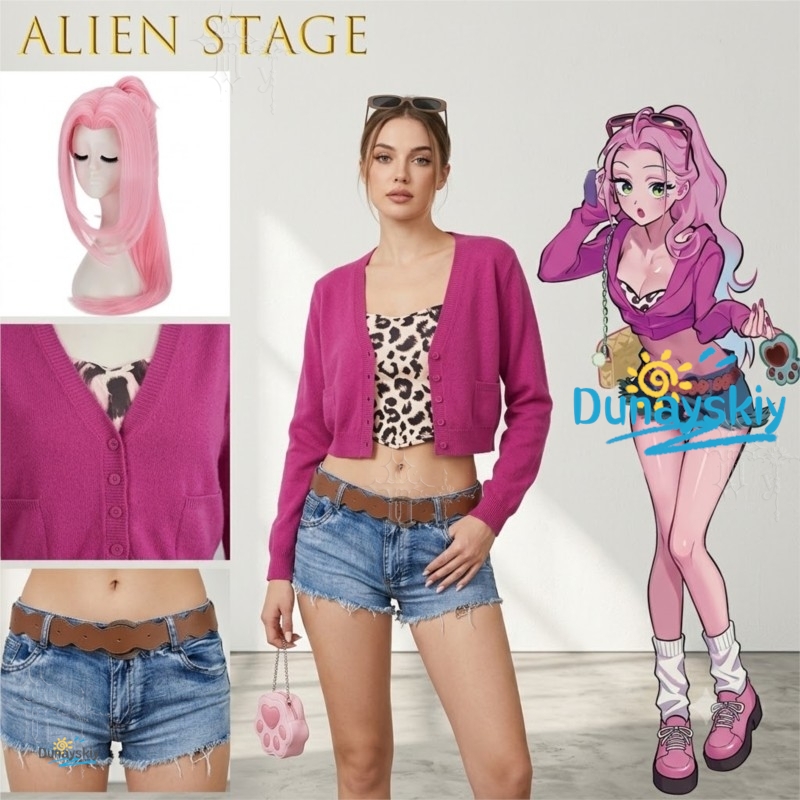 Hot Girl Pink Uniform Complete - Anime Cosplay Girl Photo review and price