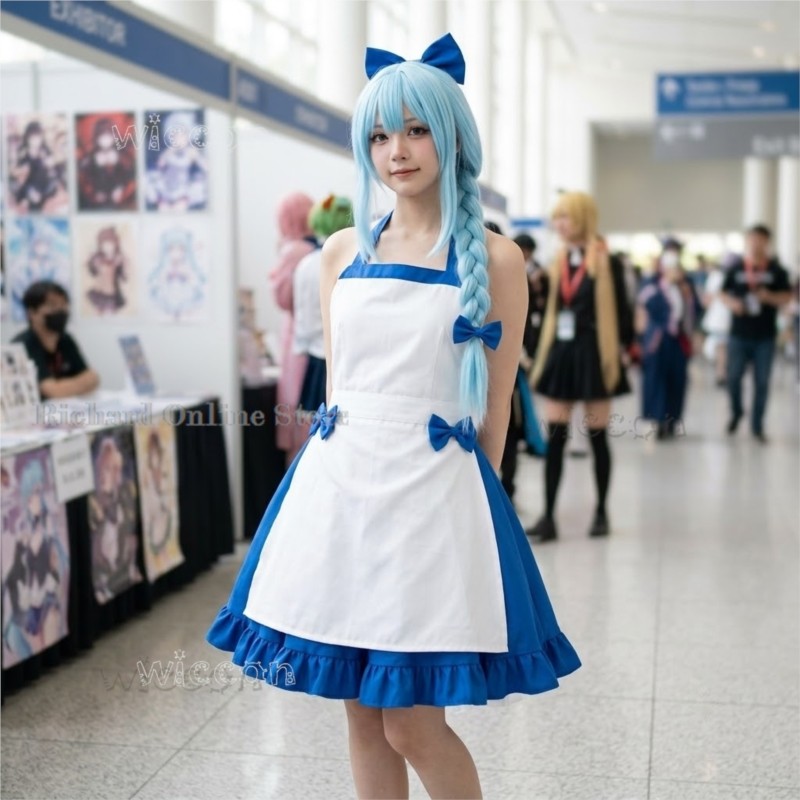 Zeno Ushirono Natsu Blue White - Zenos Anime Cosplay review and price