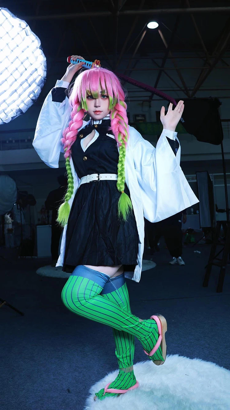 Anime Kanroji Mitsuri Cosplay  - Anime Cosplay Demon Slayer review and price