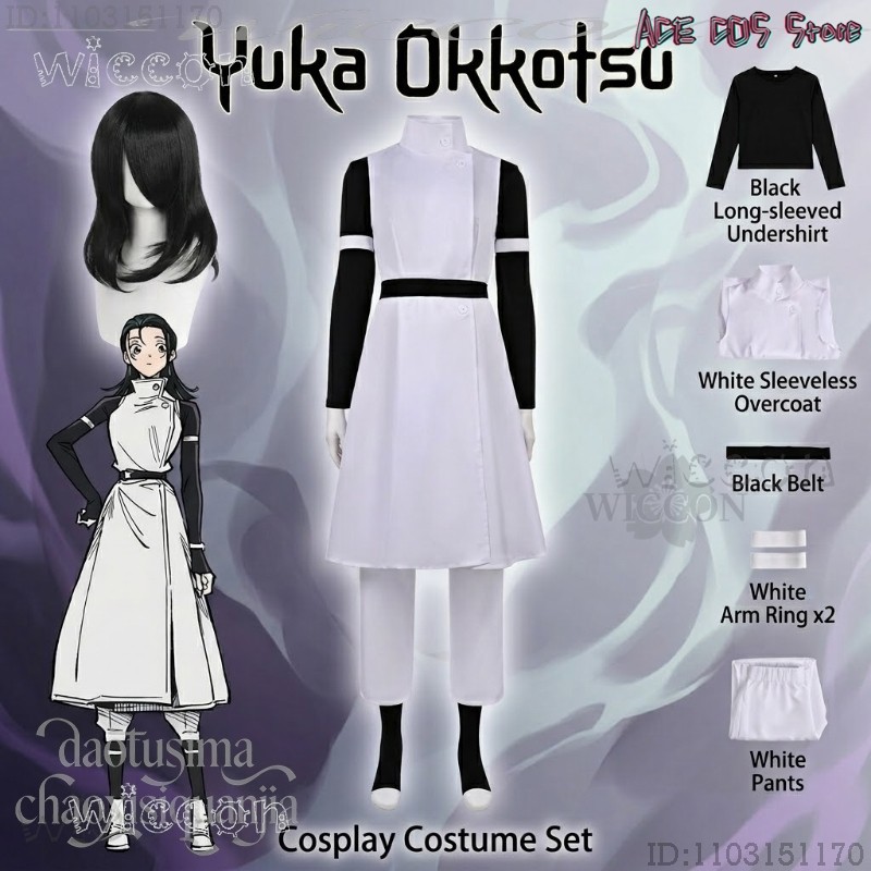 JJK Yuka Okkozsusu Costume – L - Cosplay Anime Jjk review and price