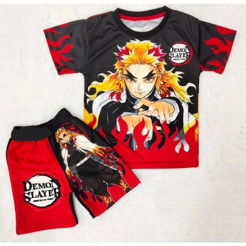 Demon Slayer Kids T-shirt Shor - Anime Cosplay Tanjiro review and price