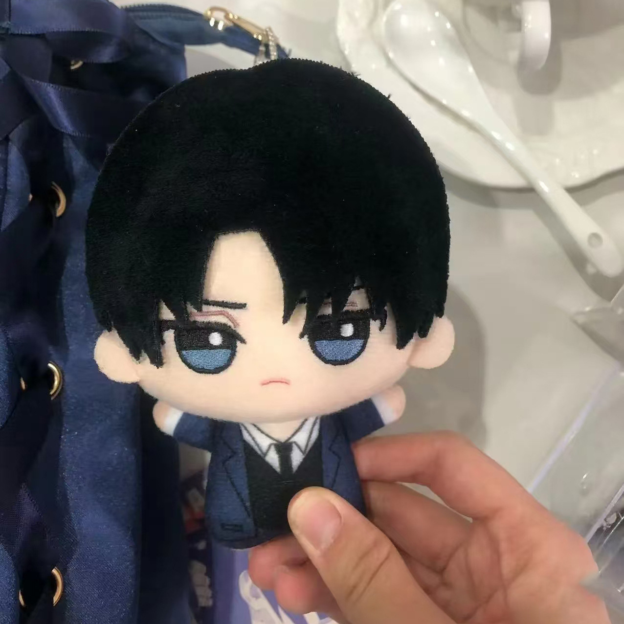 10cm Levi Ackerman Plushie Ani - Anime Cosplay Event review and price