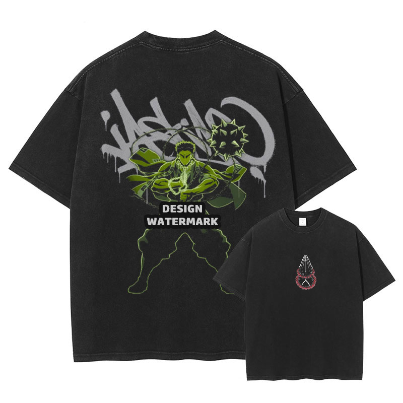 Anime Kokushibo T Shirt D-Demo - Anime Cosplay Tanjiro review and price