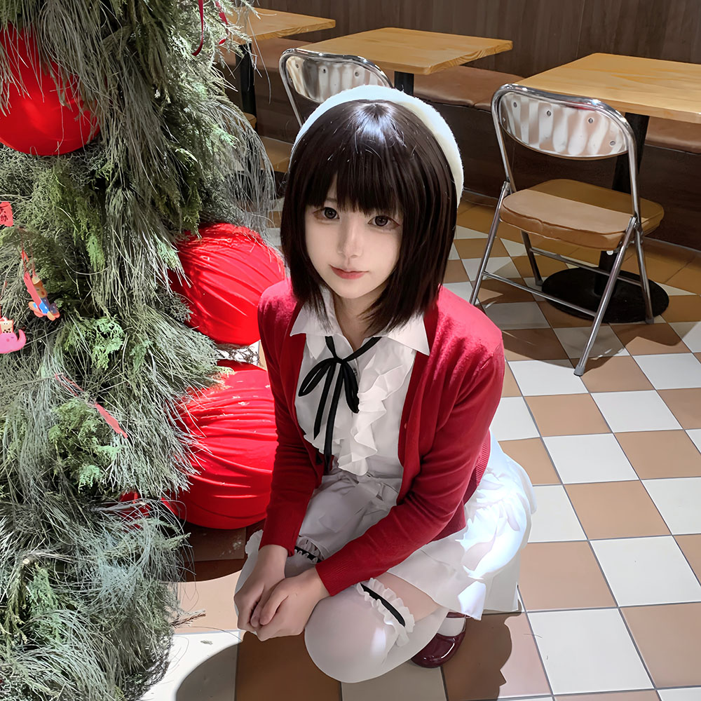 Girl Red Coat Shirt Skirt Set  - Anime Cosplay Girl review and price