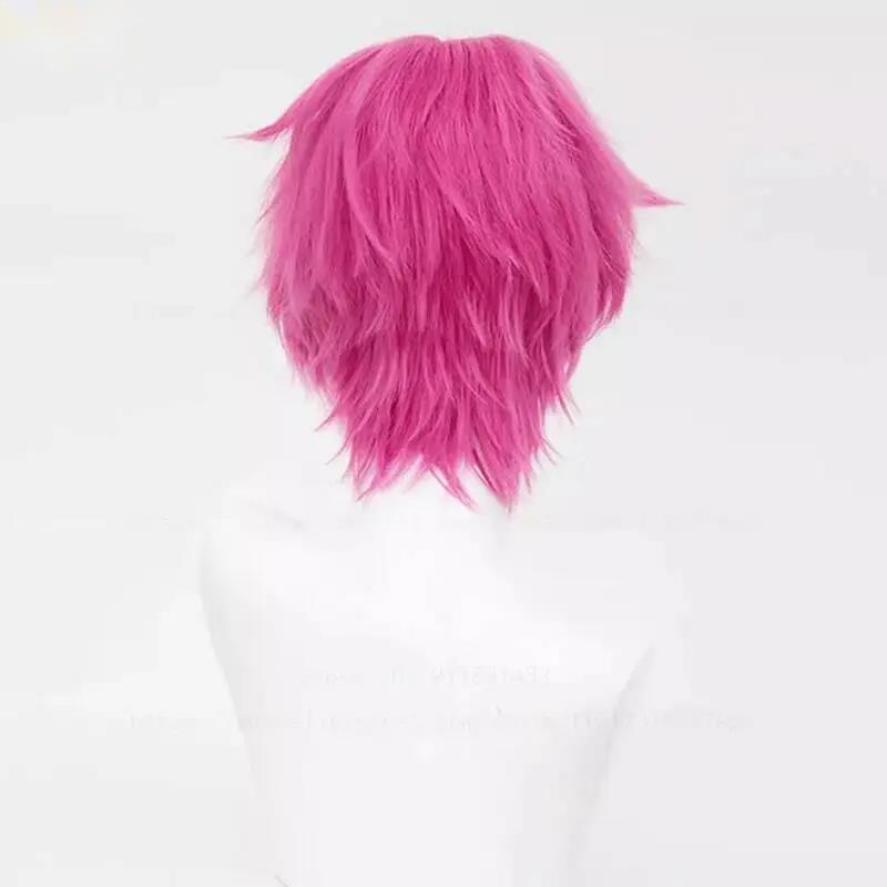 Saiki Kusuo Cosplay Wig Pink H - Anime Cosplay Glasses review and price