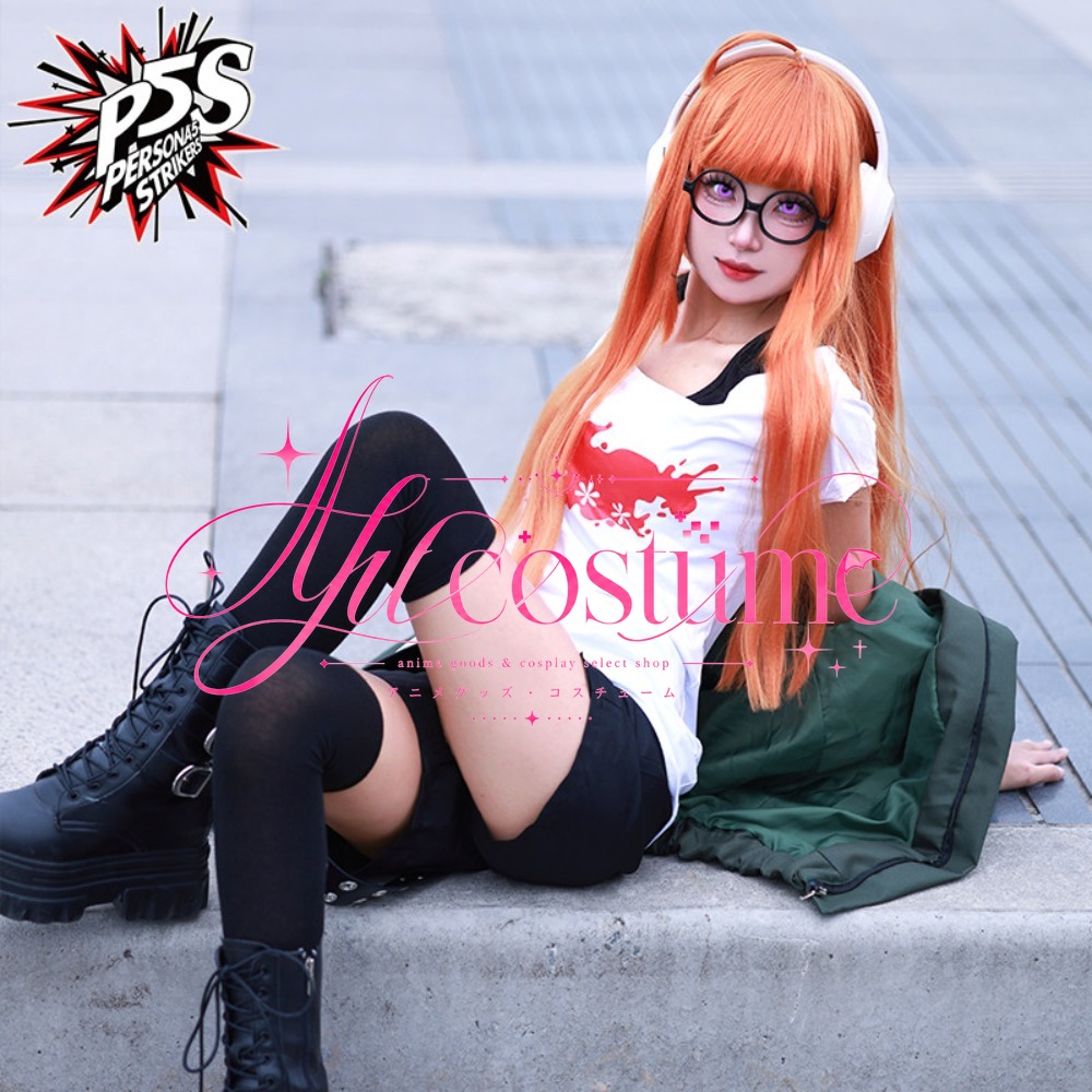 Futaba Sakura Cosplay Costume  - Anime Cosplay Glasses review and price