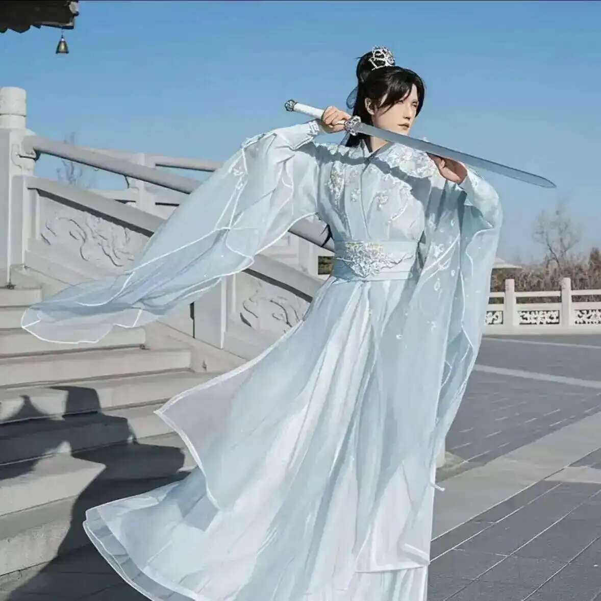 Large Size 3XL Hanfu Men Chine - Anime Cosplay In Chinese review and price